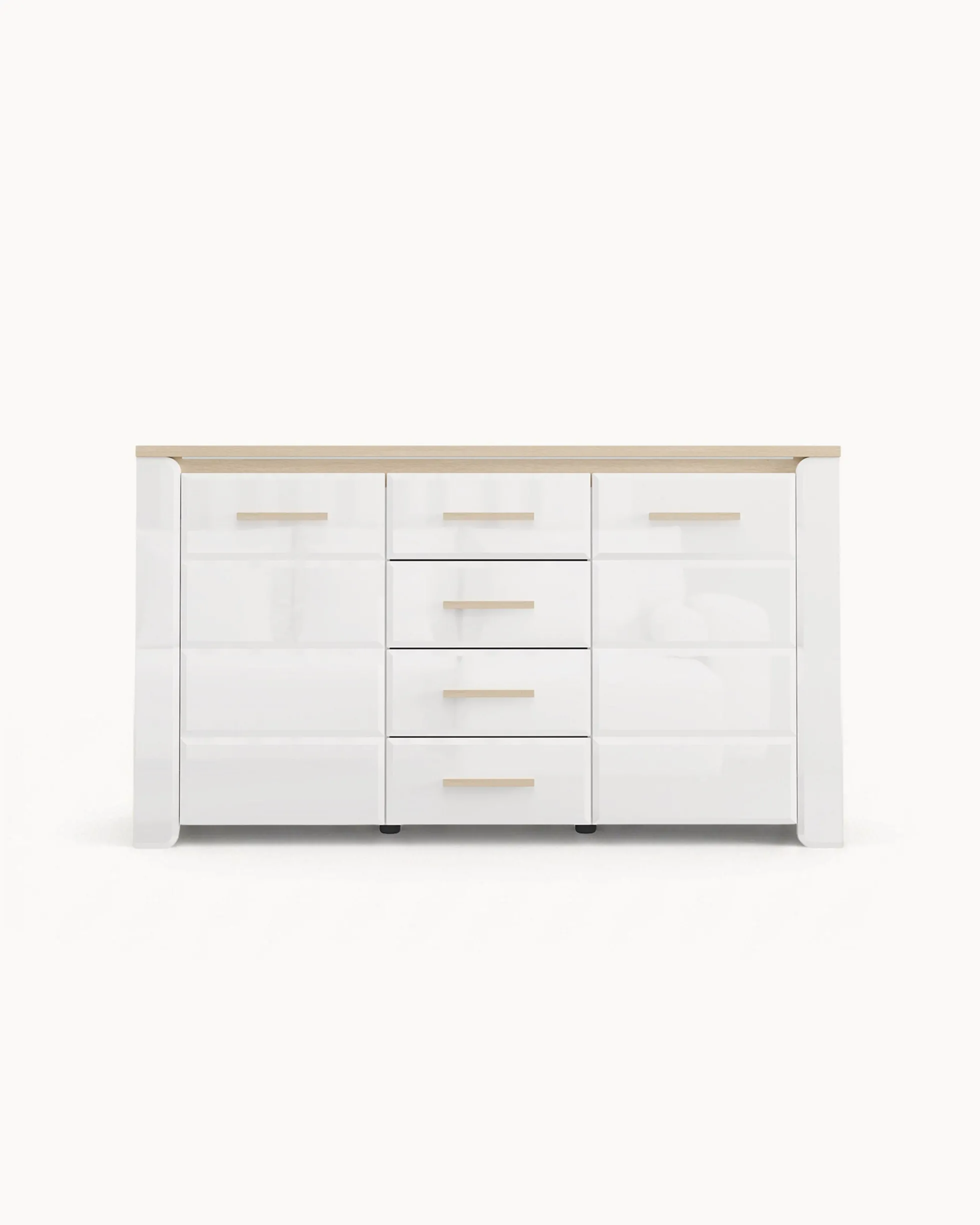 Aparador ABERDEEN com 2 portas e 4 gavetas