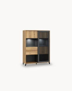 Aparador alto NERO com 4 portas e 2 gavetas