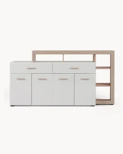 Aparador CARLOW com 4 portas e 2 gavetas