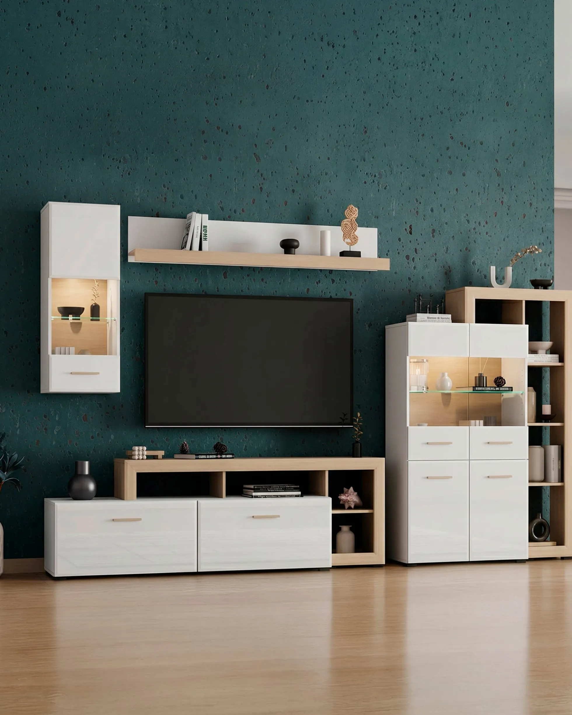 Aparador CARLOW com 4 portas e 2 gavetas