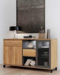 Aparador NERO com 2 portas e 2 gavetas