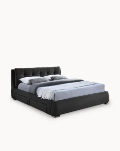 Cama de casal ANTÓNIO com 4 gavetas