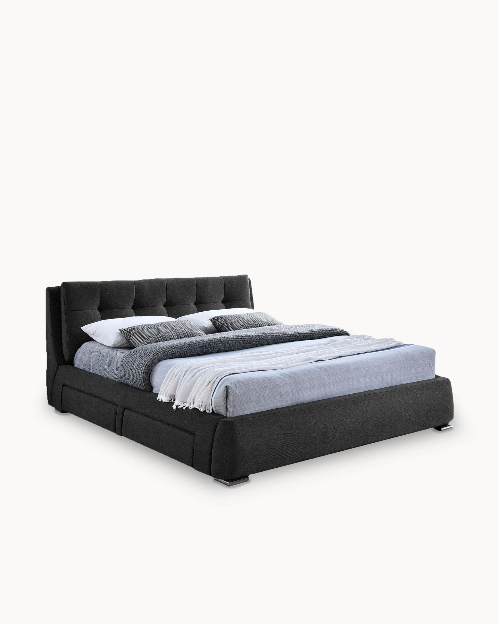 Cama de casal ANTÓNIO com 4 gavetas