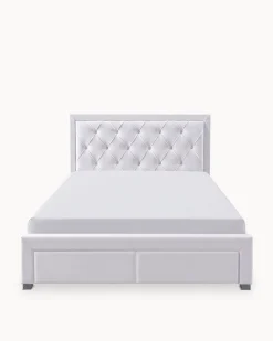 Cama de casal BIA com 4 gavetas