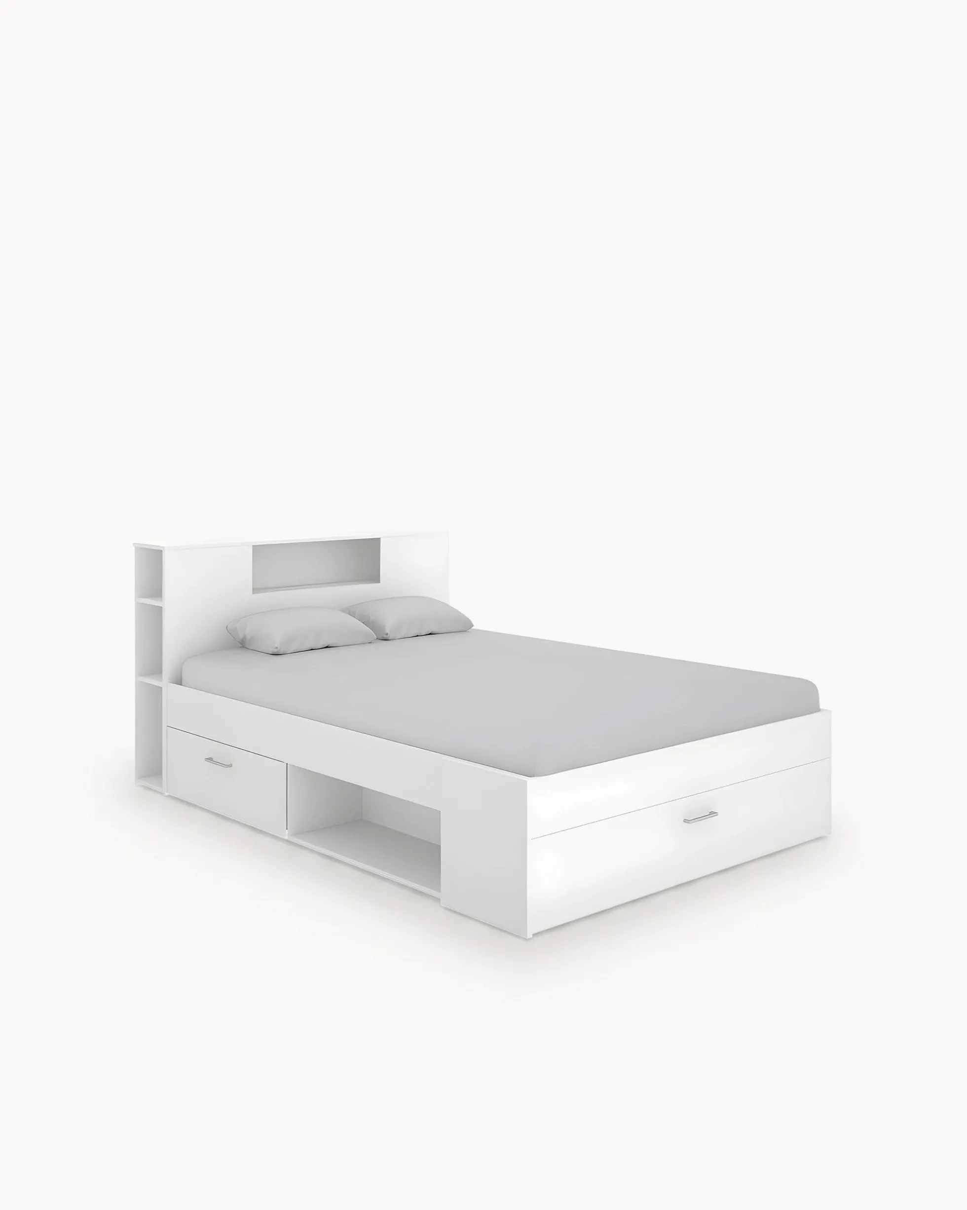 Cama de casal COLOMBO com gavetas