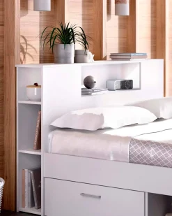 Cama de casal COLOMBO com gavetas