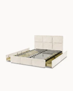 Cama de Casal MATCHA com gavetas
