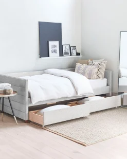 Cama de solteiro LENA com gavetas