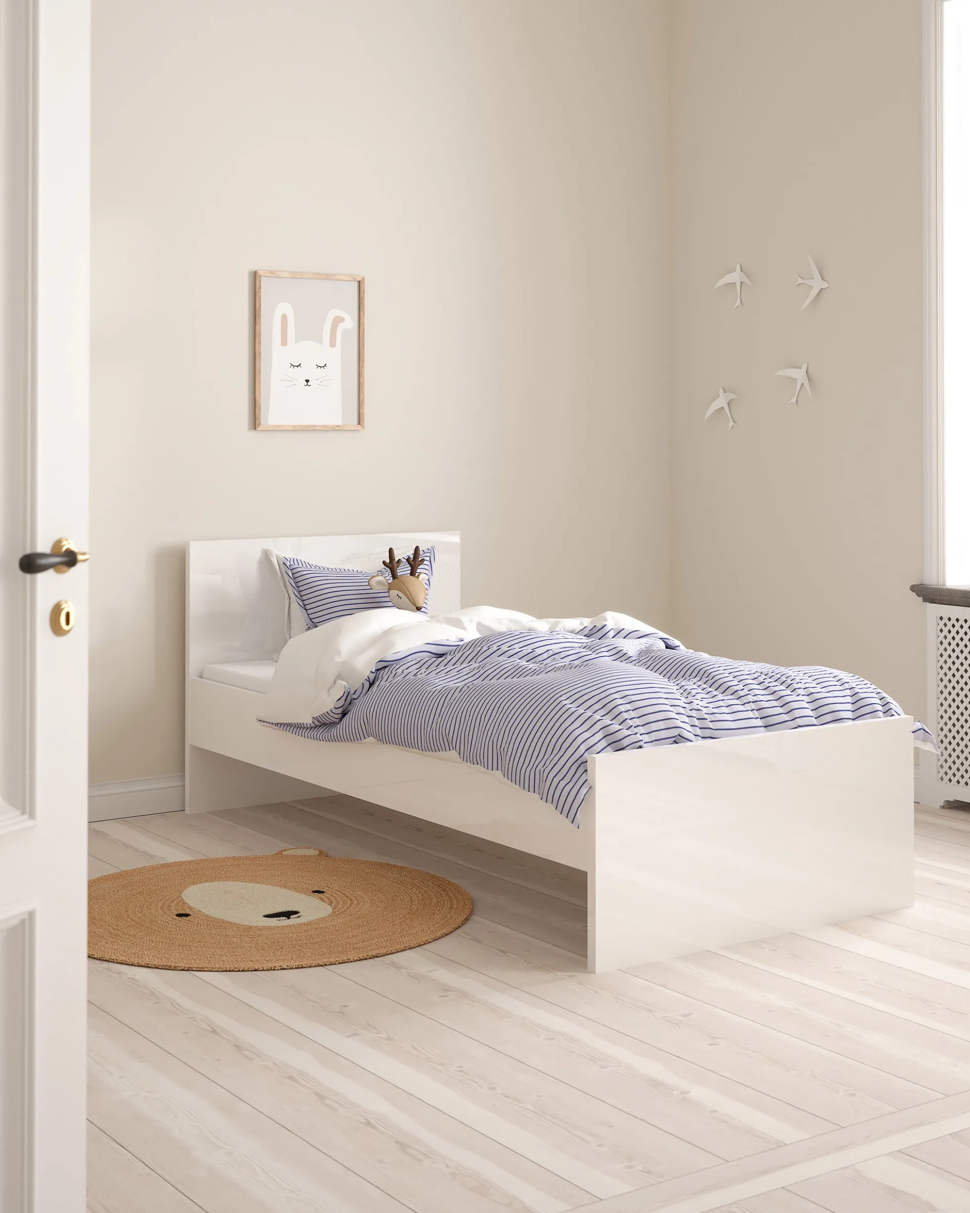 Cama de solteiro NEW MATRIX SHINY