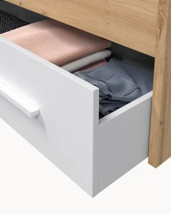 Cama de solteiro NOA com gavetas