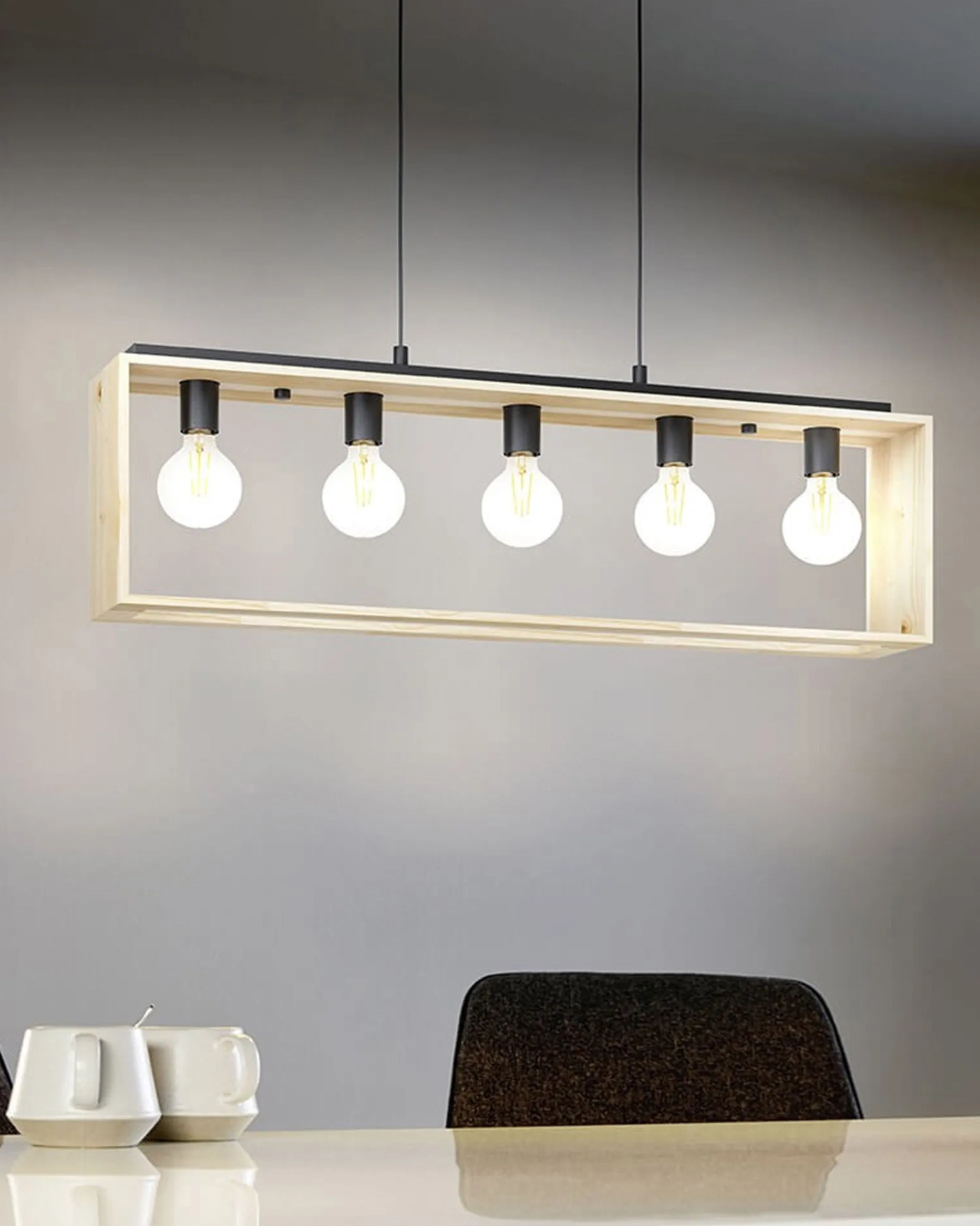 Candeeiro de Teto Suspenso E27 "FAMBOROUGH" (43414) 1000mm