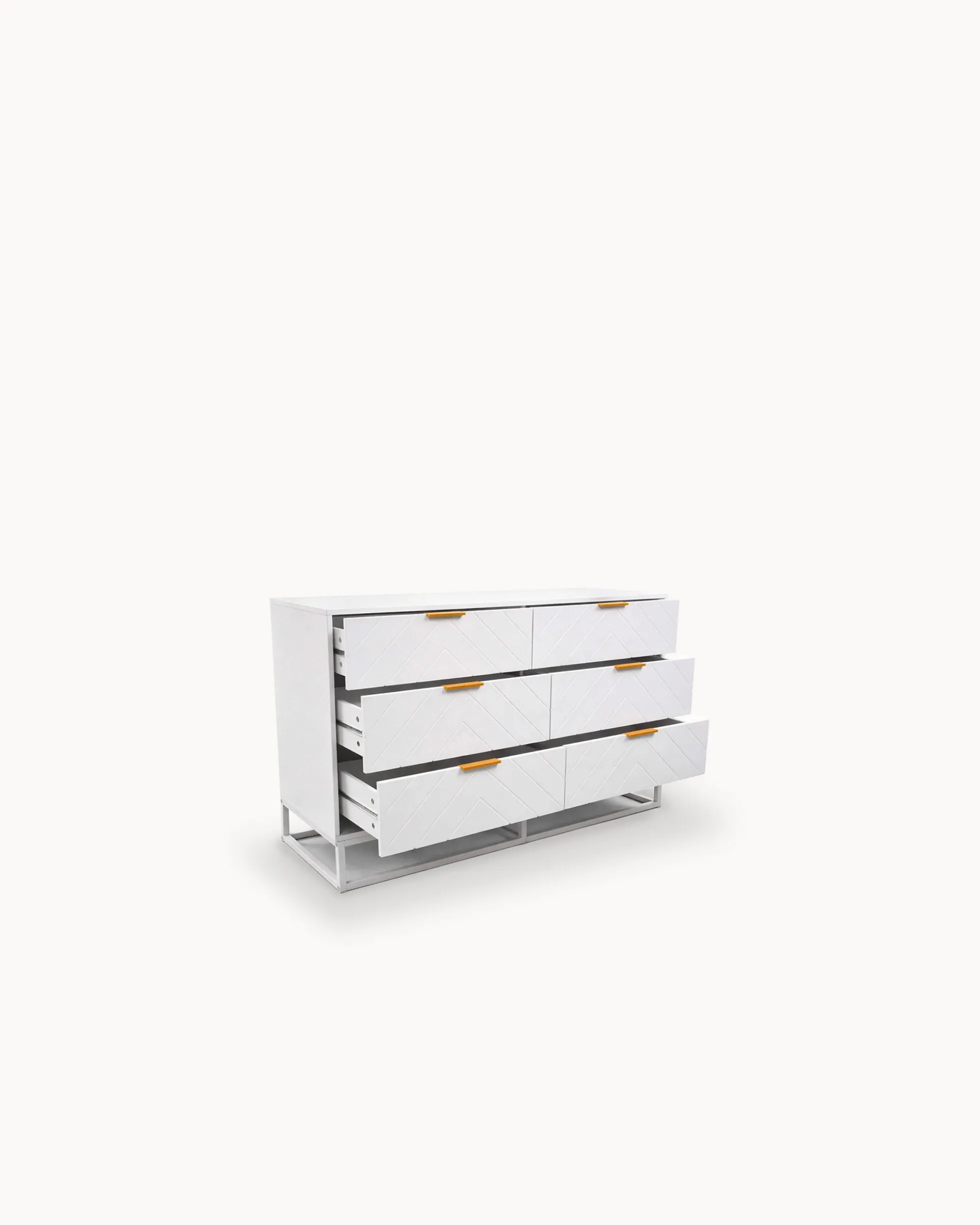 Cómoda PASSY com 6 gavetas