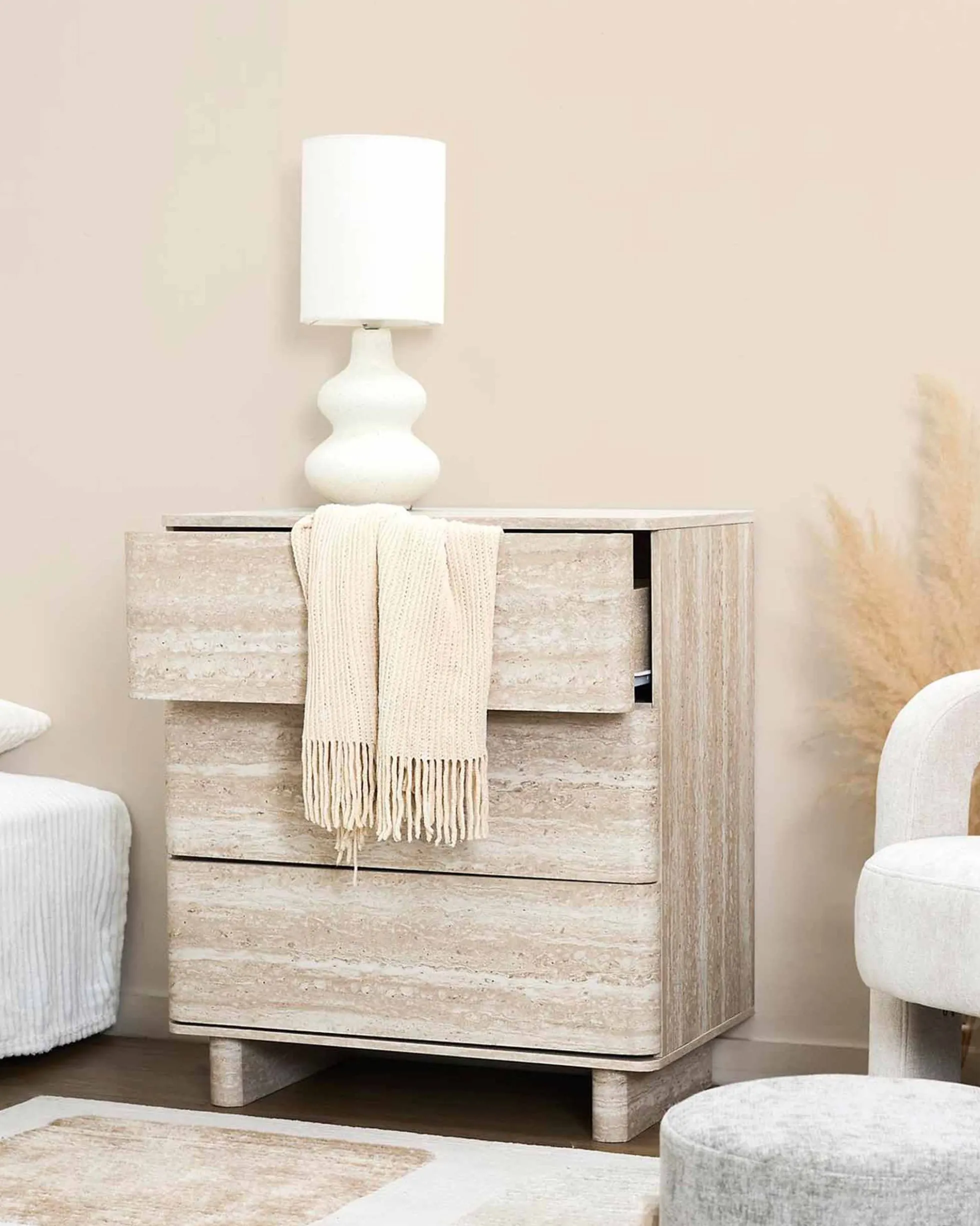 Cómoda PIETRA com 3 gavetas