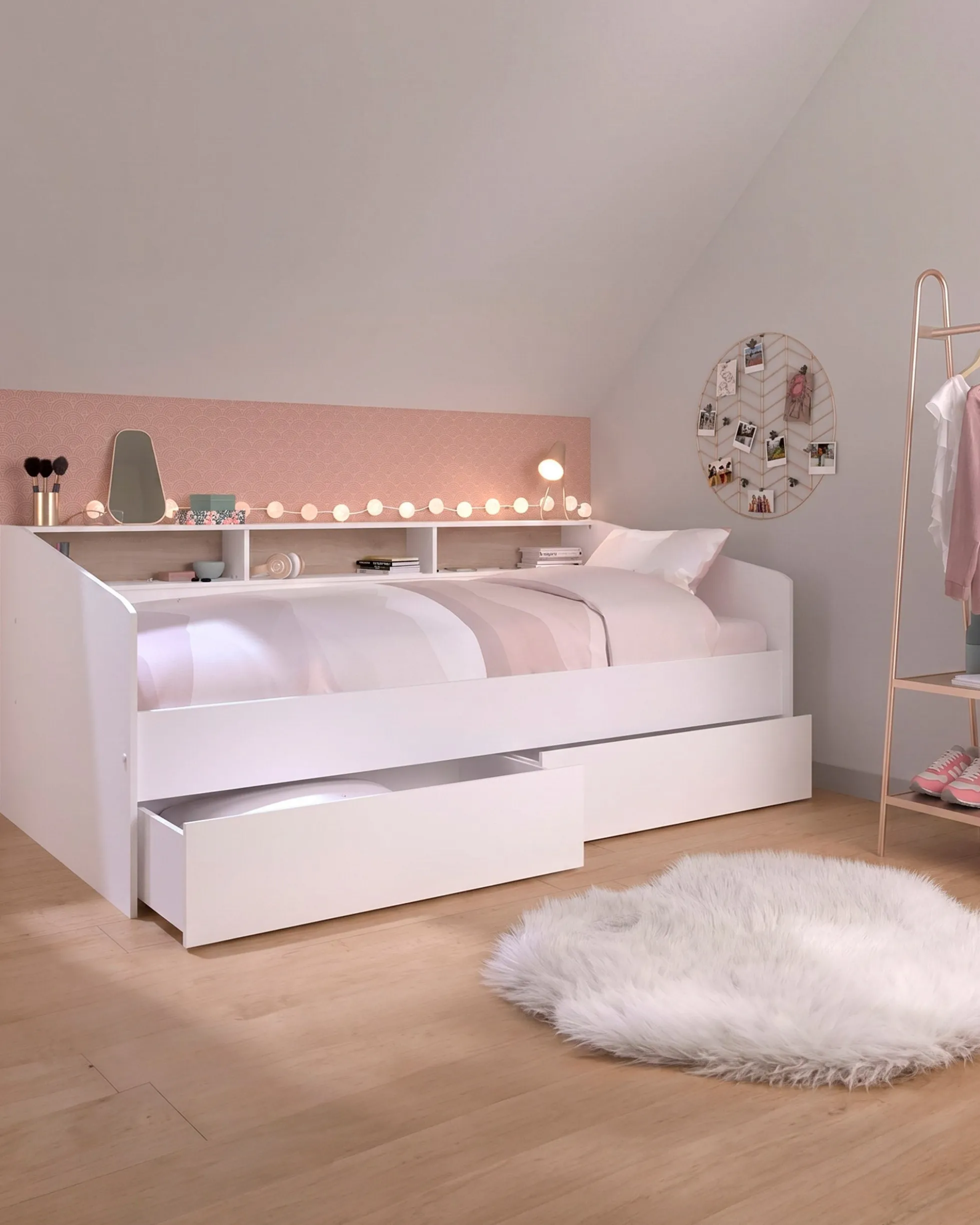 Conjunto de 2 gavetas para cama de solteiro SLEEP