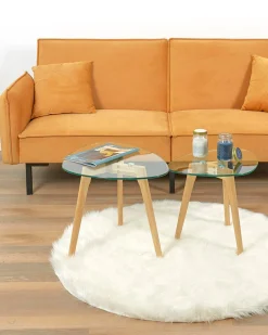Conjunto de 2 mesas de apoio ELIJAH