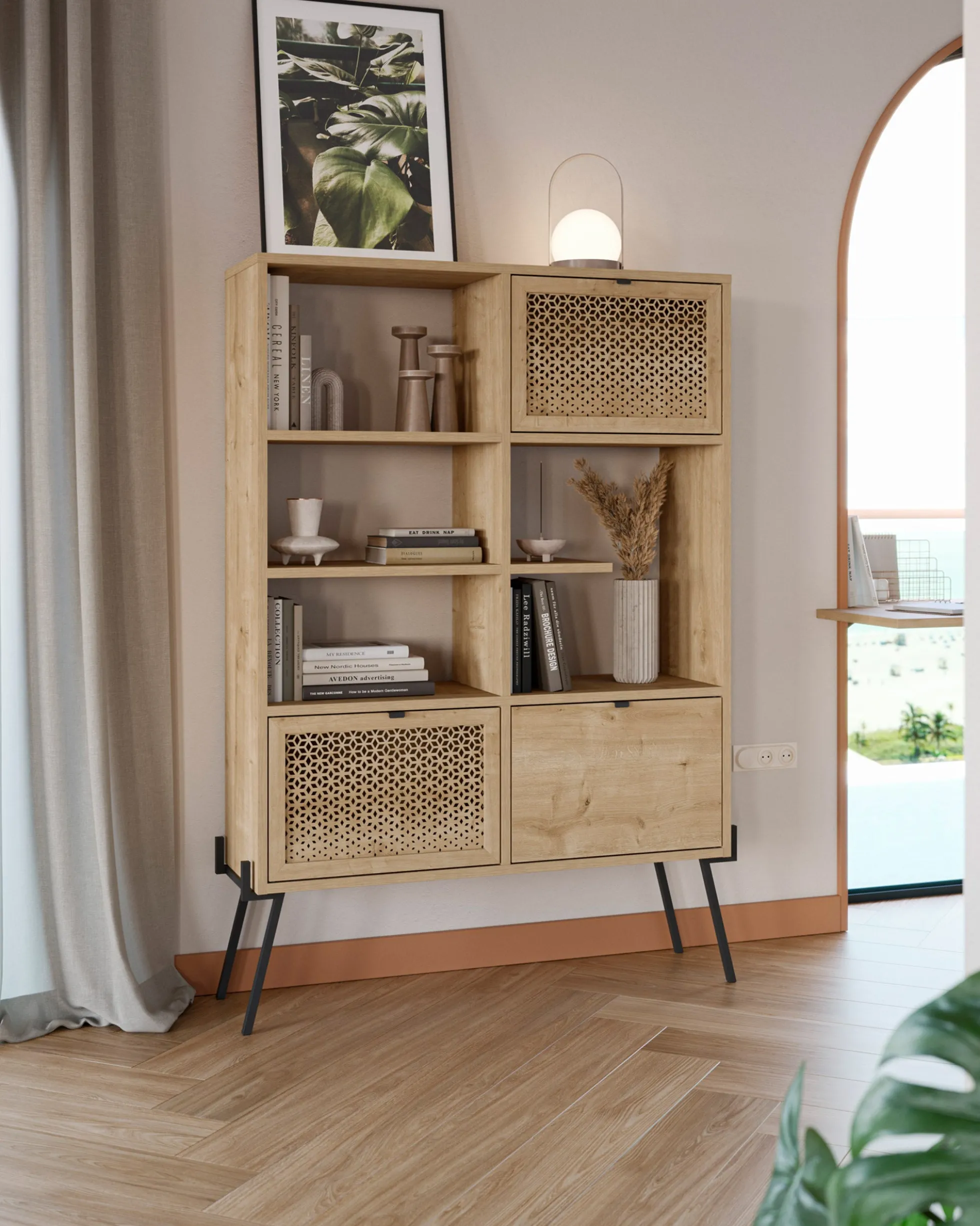 Estante EVAN com 3 portas