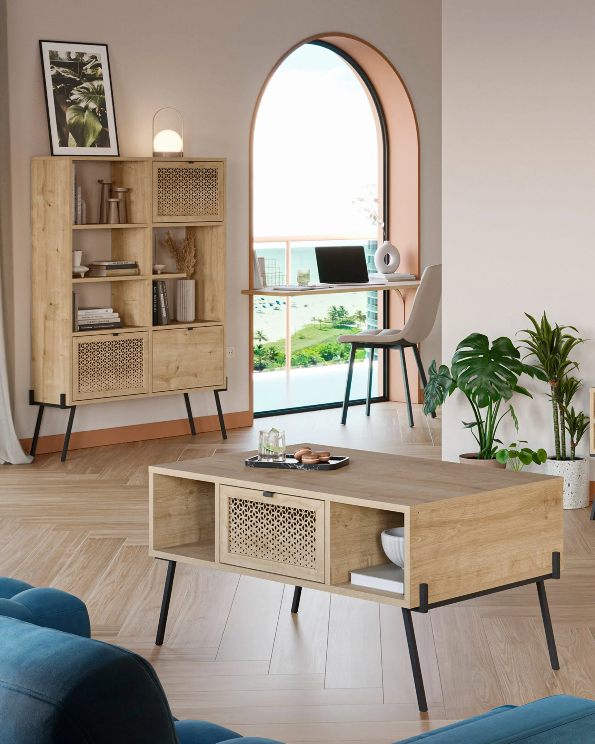Estante EVAN com 3 portas