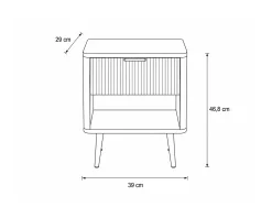 Mesa de Cabeceira ELFY
