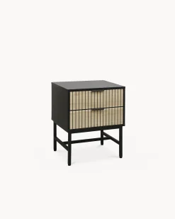 Mesa de cabeceira MIRAGE com 2 gavetas
