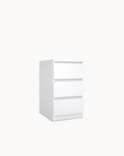 Mesa de cabeceira NEW MATRIX SHINY 3 gavetas