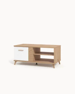 Mesa de centro BRETAGNA com 2 portas