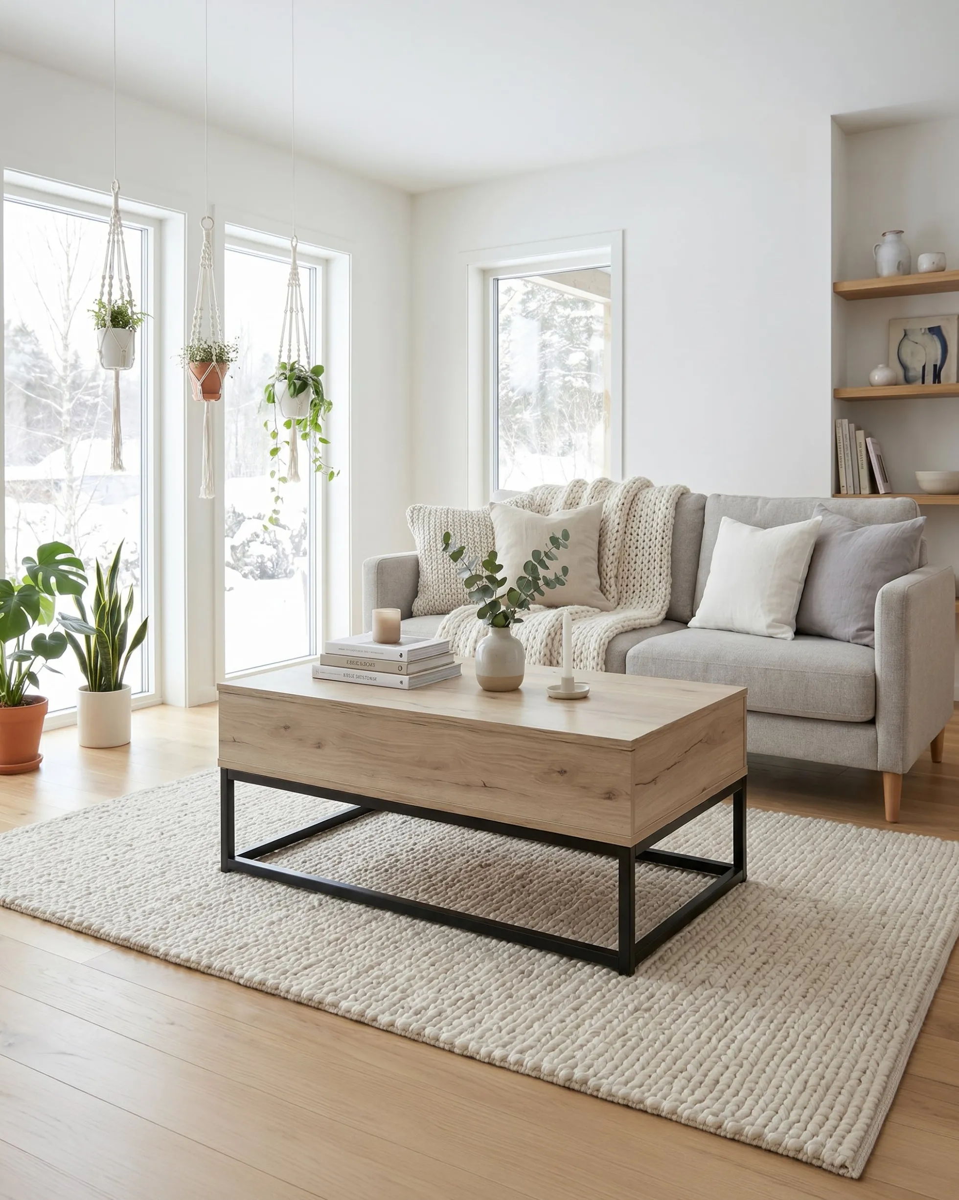 Mesa de centro elevatória CHINO