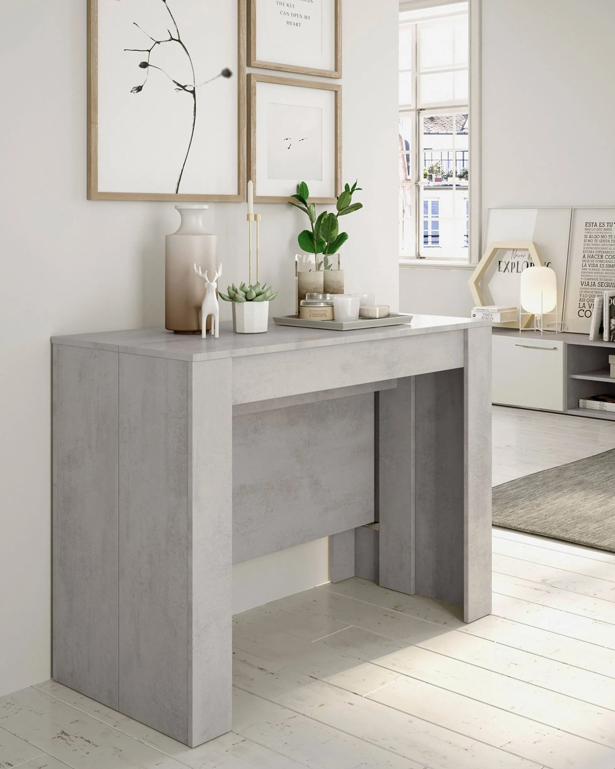 Mesa extensível CATARINA (51-237 cm)
