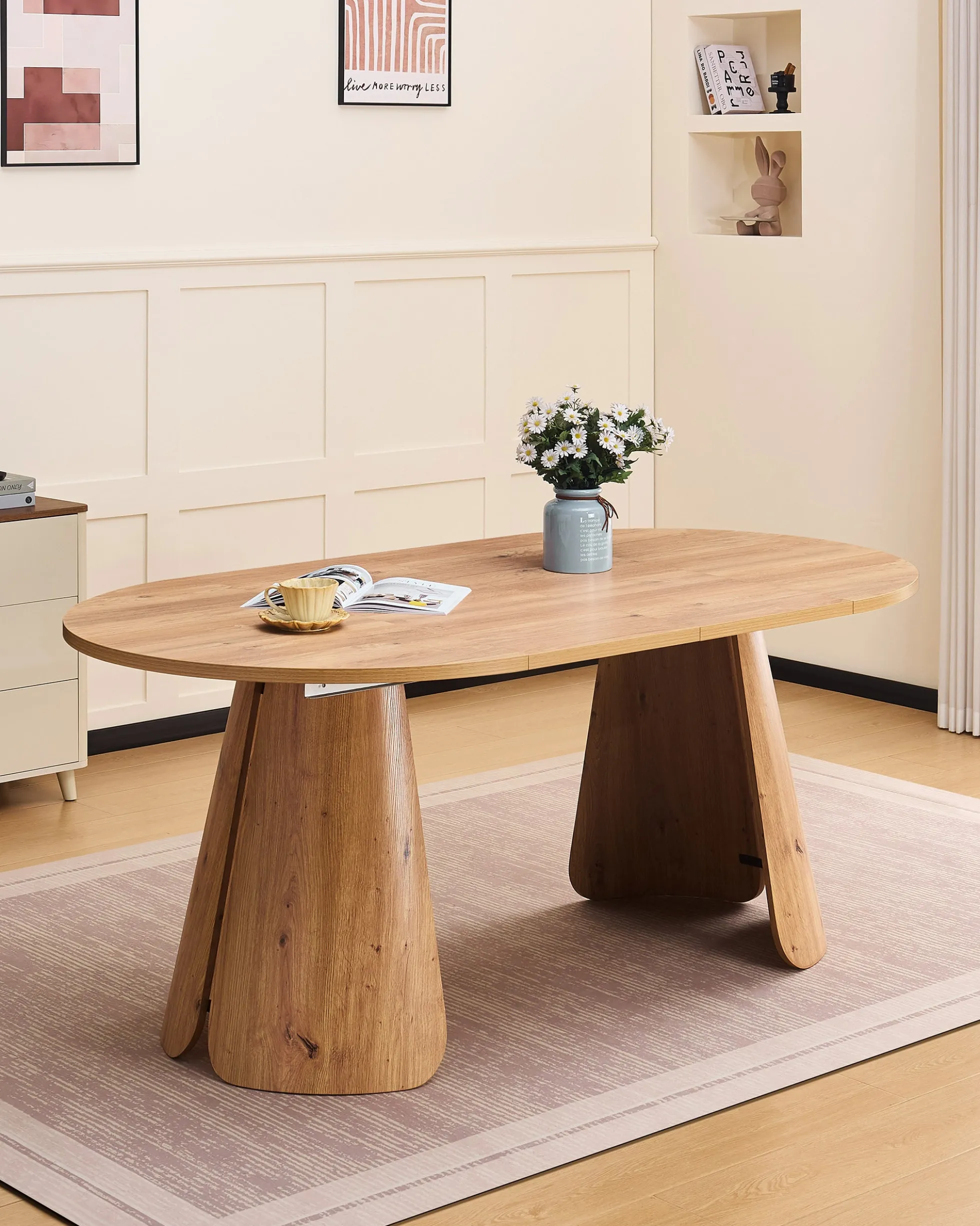 Mesa extensível MALTA (100-180,5cm)