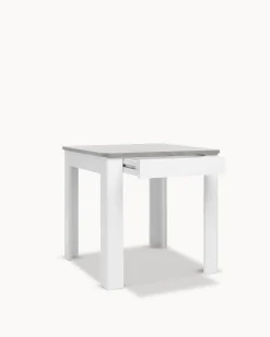 Mesa quadrada OSLO com gaveta