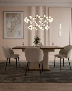 Mesa retangular extensível AVELA (160-200cm)