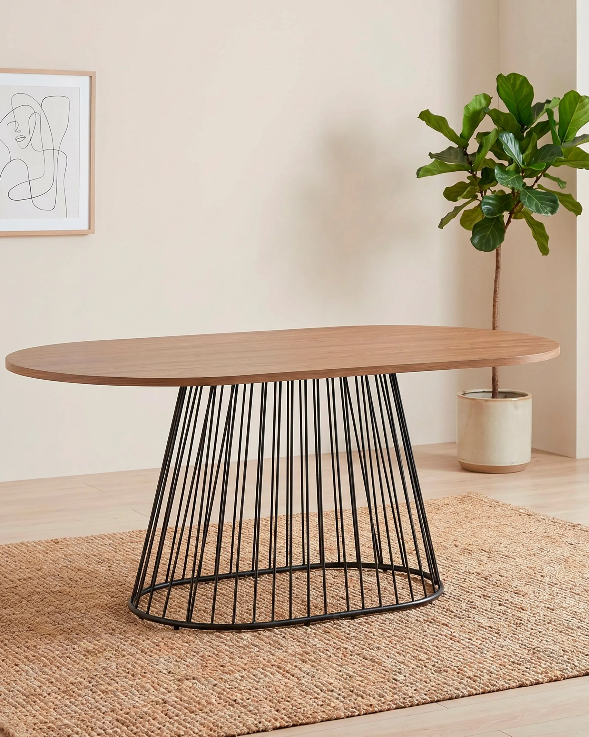 Mesa retangular ODEON