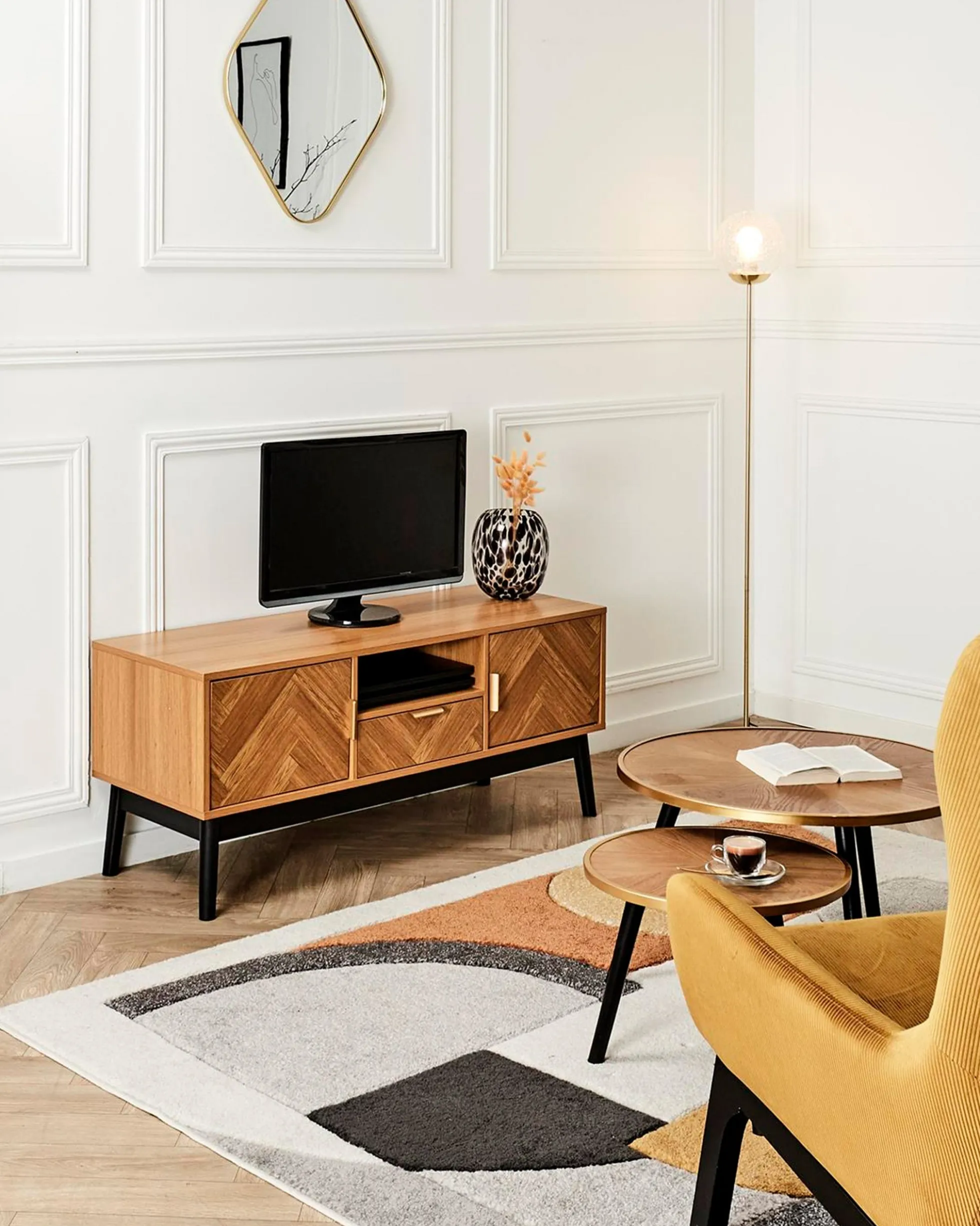 Móvel de TV FELIX com 2 portas e 1 gaveta