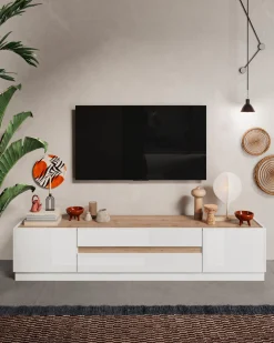 Móvel TV FANTASY com 2 portas e 2 gavetas
