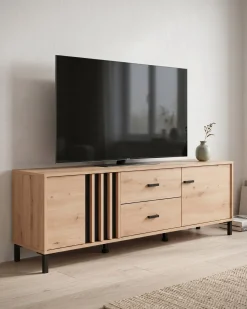 Móvel TV LAVAL com 2 portas e 2 gavetas