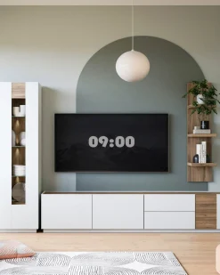 Móvel TV LINA com 3 portas e 2 gavetas