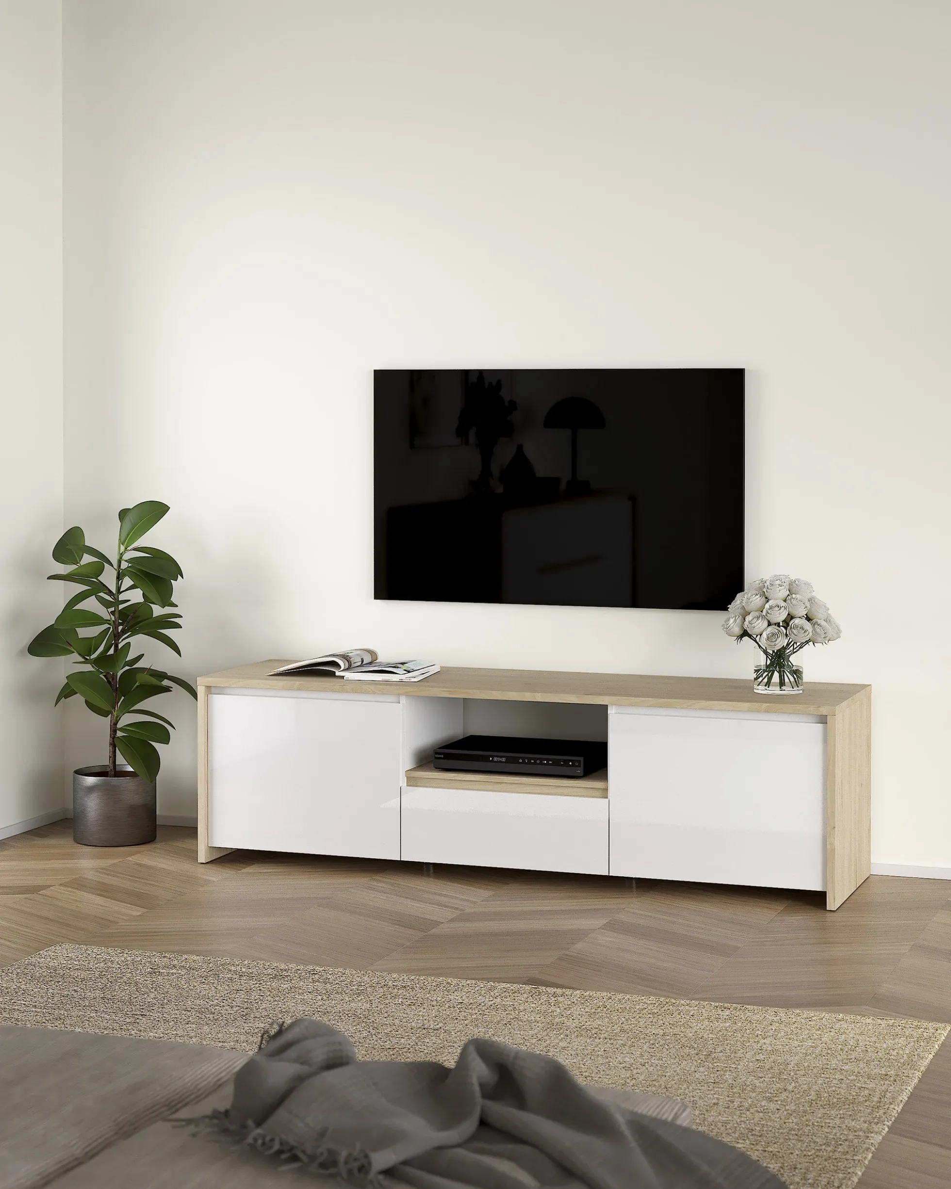 Móvel TV NEXT com 2 portas e 1 gaveta