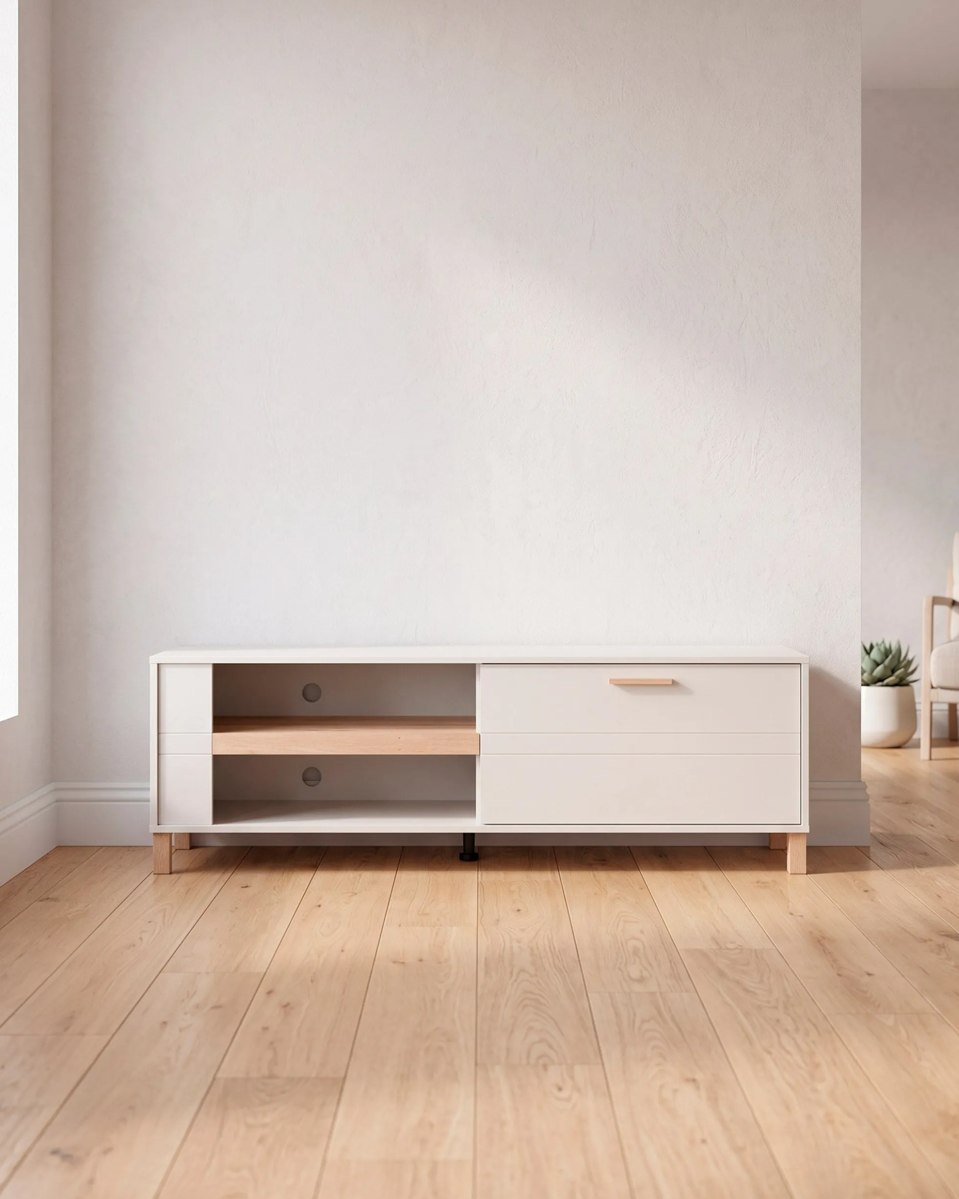 Móvel TV SHEFFIELD com 1 porta basculante