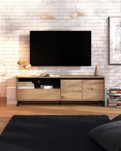 Móvel TV STIRLING com 2 portas e 1 gaveta