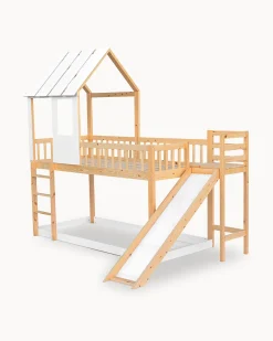 Pack cama alta dupla TOBO + Colchões HOMYSLEEP KID ROLLER