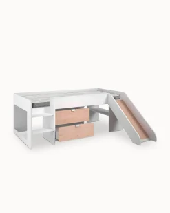 Pack cama alta ESCORREGA + Colchão KID ROLLER
