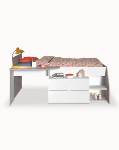 Pack cama alta MILKY + colchão SPRING ROLLER