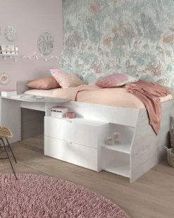 Pack cama alta MILKY + colchão SPRING ROLLER