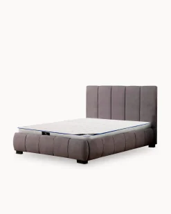 Pack cama de casal ALBERTO II + colchão SPRING ROLLER