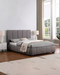 Pack cama de casal ALBERTO II + colchão SPRING ROLLER