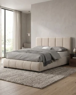 Pack cama de casal ALBERTO II + colchão SPRING ROLLER