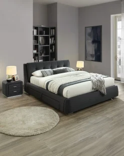 Pack cama de casal ANTONIO + Colchão HOMYSLEEP PALACIO COOLER