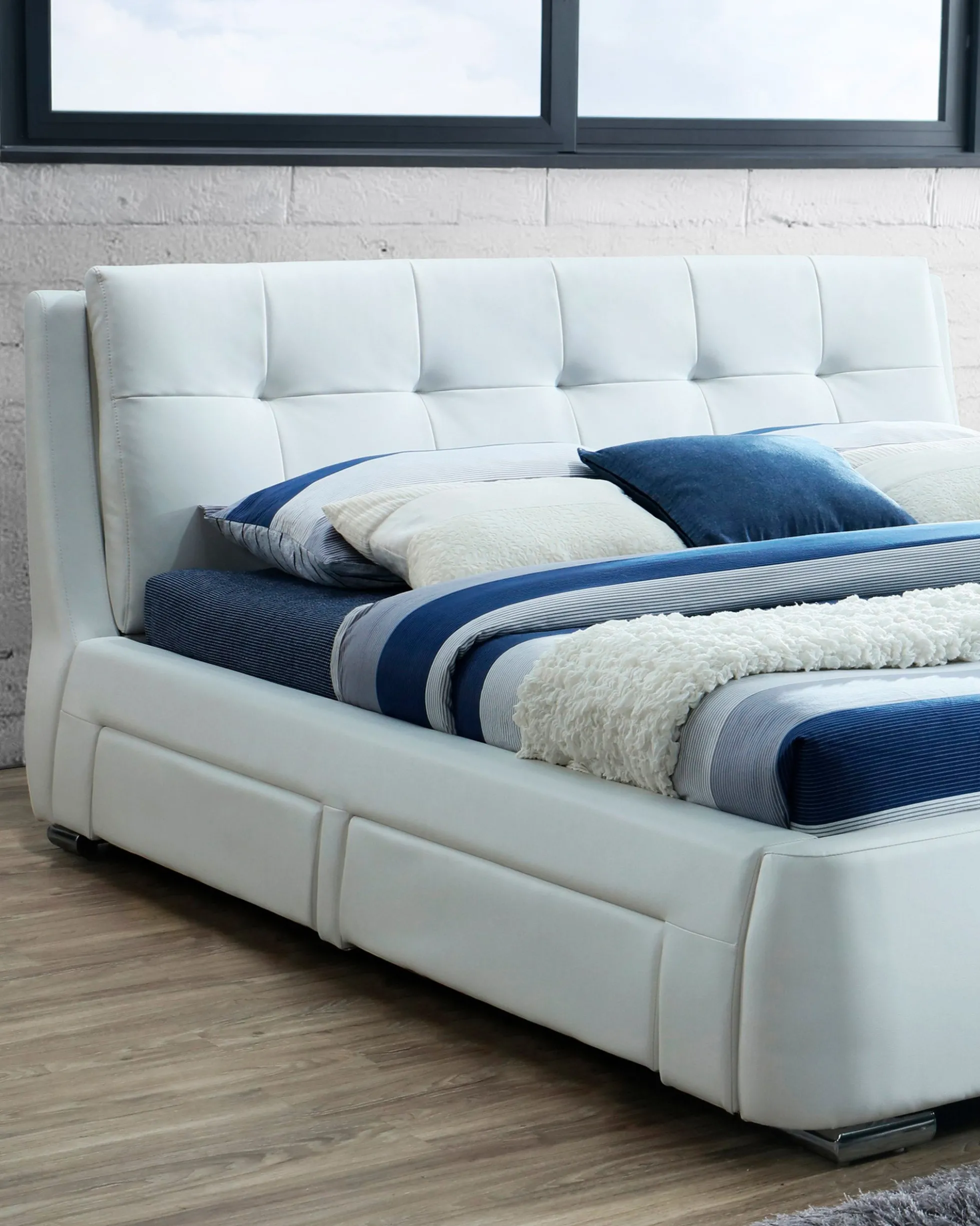 Pack cama de casal ANTONIO + Colchão HOMYSLEEP PALACIO COOLER