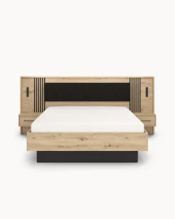Pack cama de casal ASCALON + Colchão HOMYSLEEP PALACIO COOLER