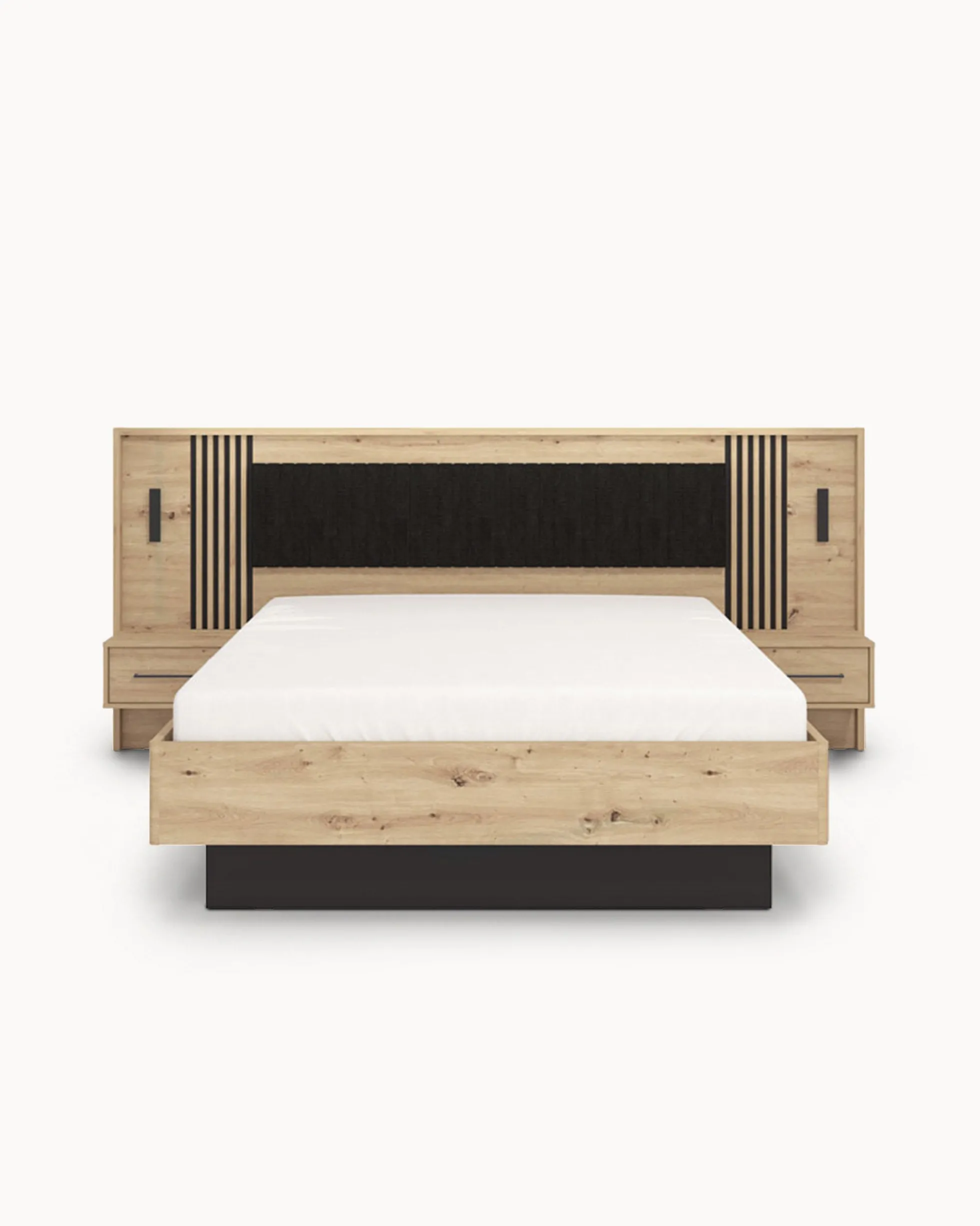 Pack cama de casal ASCALON + Colchão HOMYSLEEP PALACIO COOLER