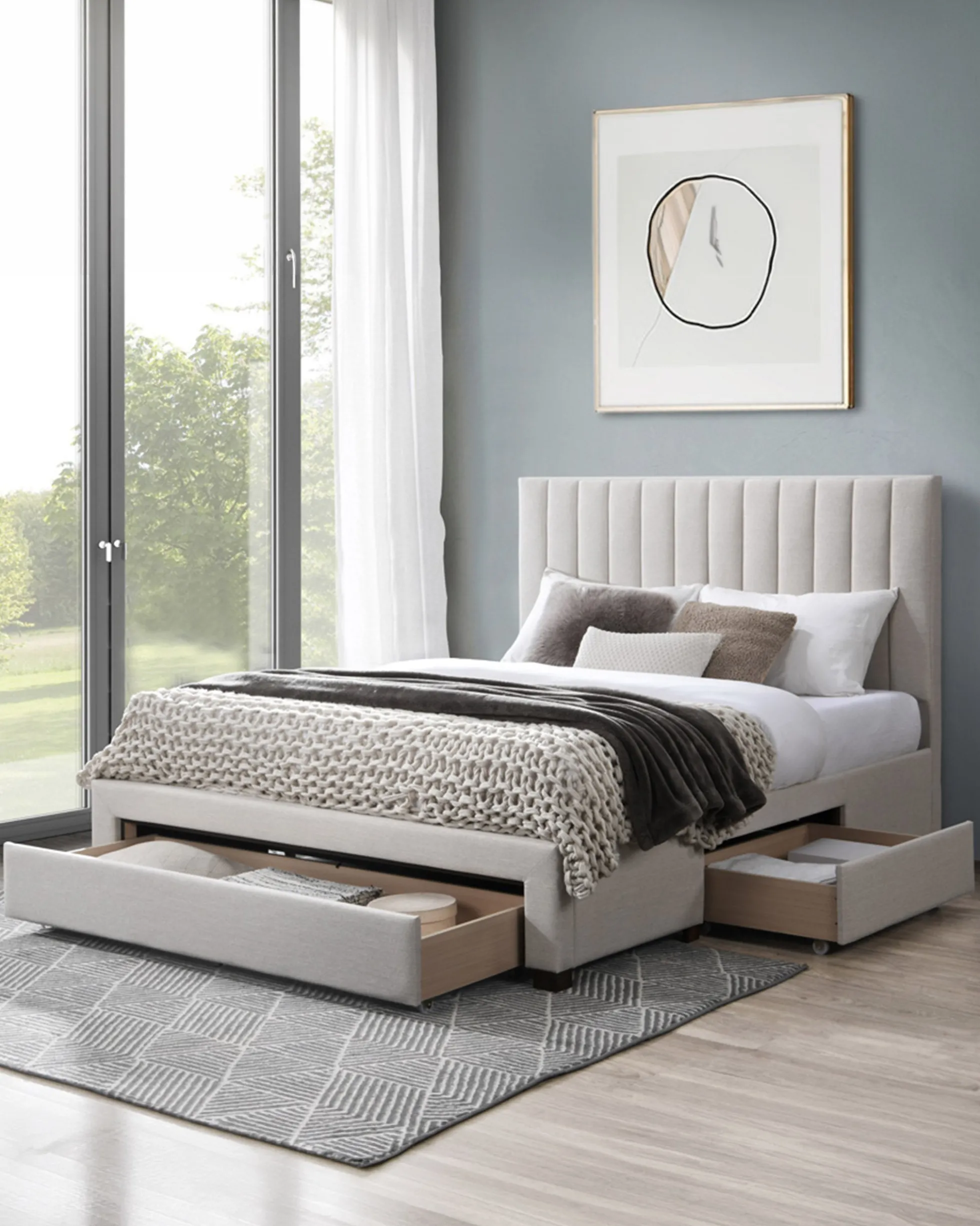 Pack cama de casal BELLA + Colchão HOMYSLEEP PALACIO COOLER
